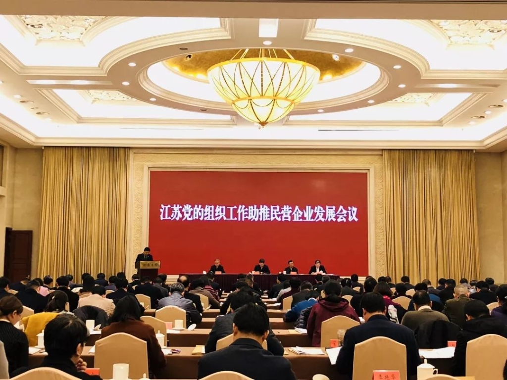 江苏召开党的组织工作助推民营企业发展会议——肖伟书记出席会议并发言